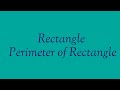 Perimeter of Rectangle by miss Mehwish