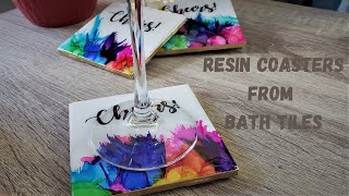 How to Make Resin Coasters with Alcohol Ink for Beginners