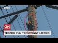 Teknisi PLN Tersengat Listrik di Ketinggian 30 Meter