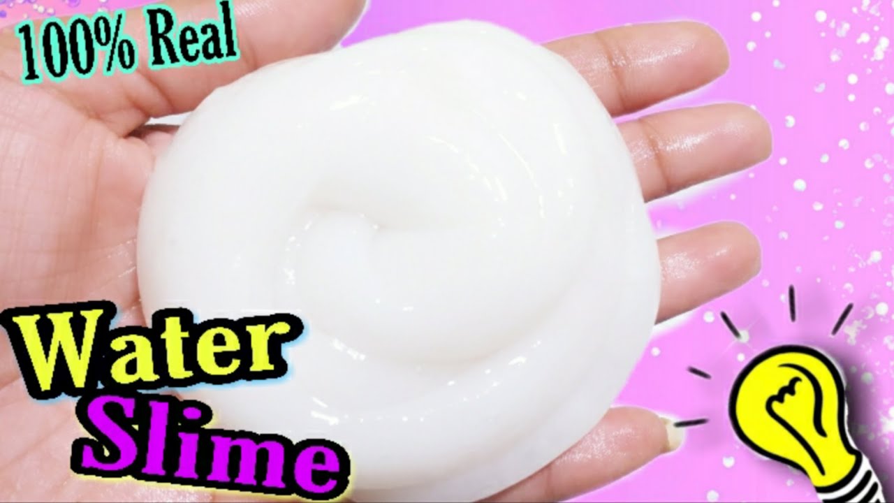 Water Slime 😍How To Make Water Slime without Borax👻No Borax Slime | DIY Water Slime 