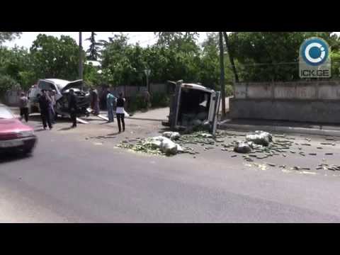 ჭანდარში ავარიის შედეგად 3 ადამიანი დაშავდა, ერთ–ერთი ბავშვის მდგომარეობა მძიმეა