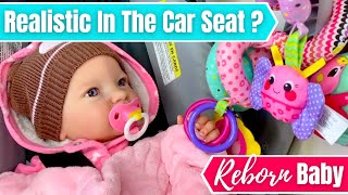 Make Your Awake Reborn Baby Look Realistic In The Carseat (With Baby Skya)