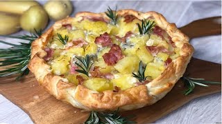 TORTA SALATA Patate e Prosciutto PIATTO VELOCE ricetta facile da fare subito!