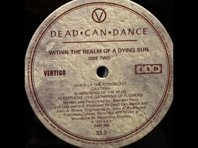 Dead Can Dance “Within The Realm Of A Dying Sun” 1987 4AD - YouTube