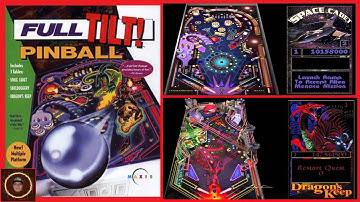 Pinball for Windows 95 - Full Tilt! - Space Cadet and more!