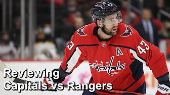 Reviewing Capitals vs Rangers October 12th NHL Game