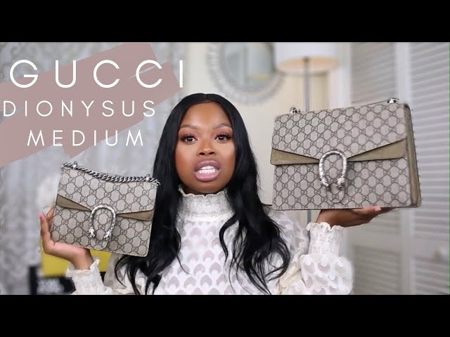 Gucci Black GG Supreme Canvas Embellished Dionysus Bag Small QFB1I20LKH007  | WGACA