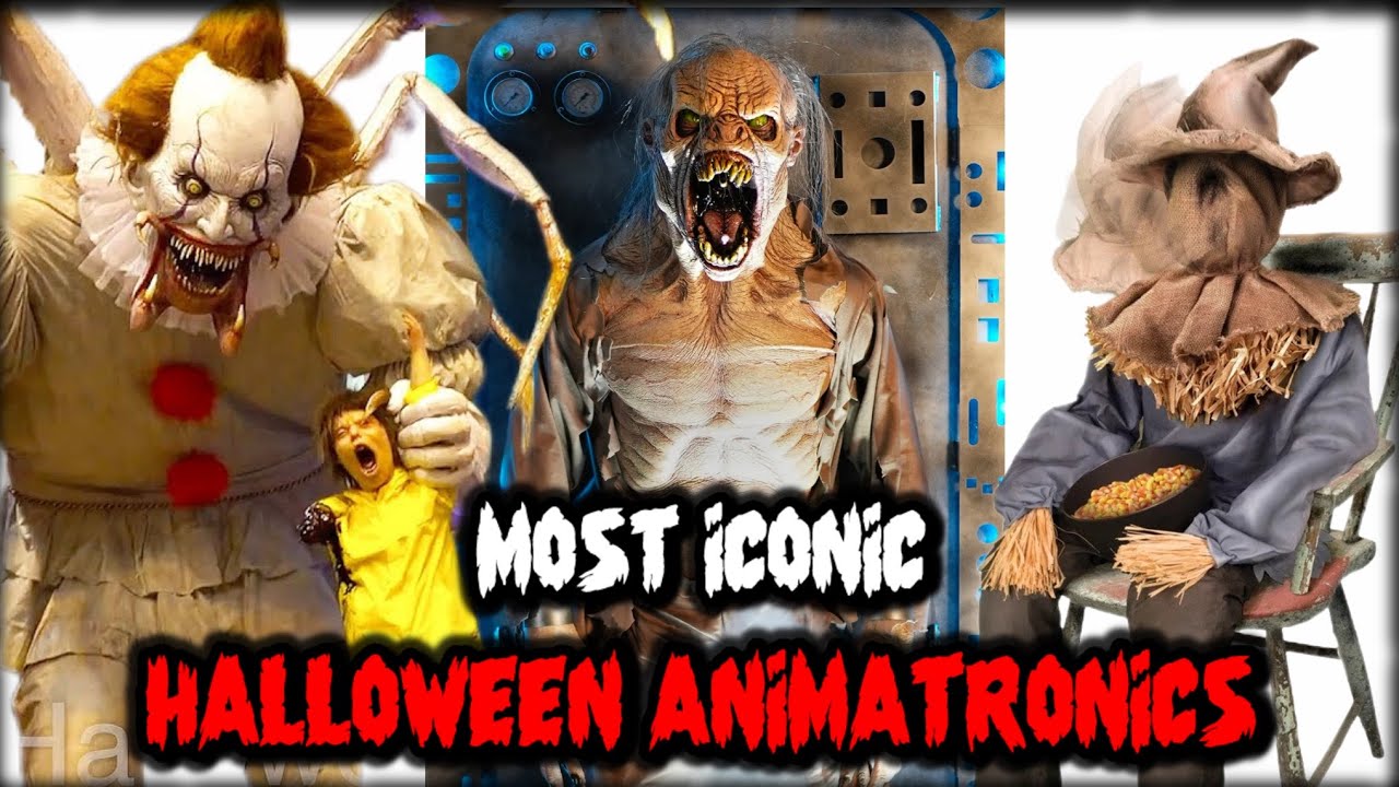 Top 10 Most ICONIC Halloween Animatronics OF ALL TIME | The Most Recognizable Halloween Animatronics