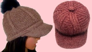 New cap knitting design/gents topi ka 