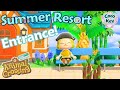 Entrance! | Summer Resort | Island Entrance | Animal Crossing New Horizons ACNH Summer core