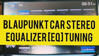 Blaupunkt car stereo equalizer [eq] tuning nissan micra stereo tuning