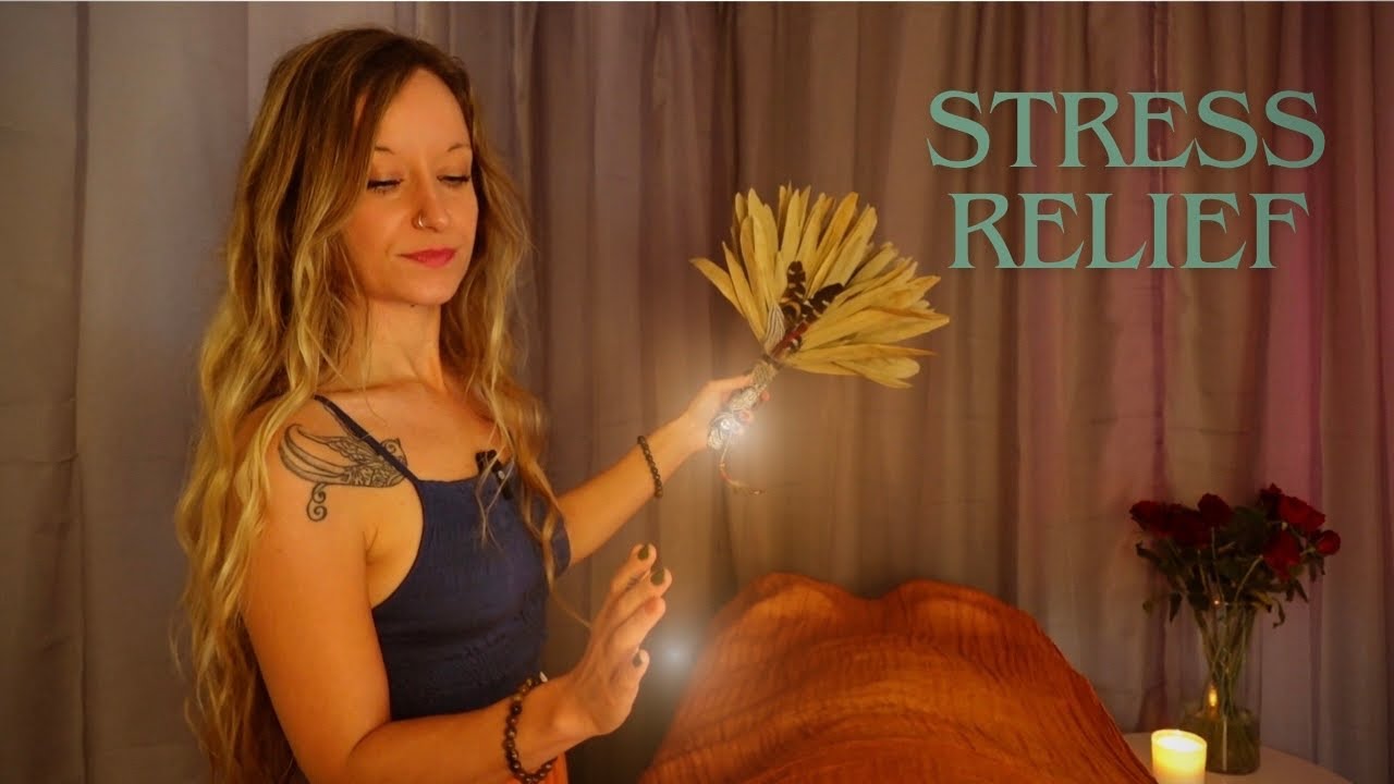 Stress Relief ASMR Reiki, Surrender Heaviness & Become Lighter