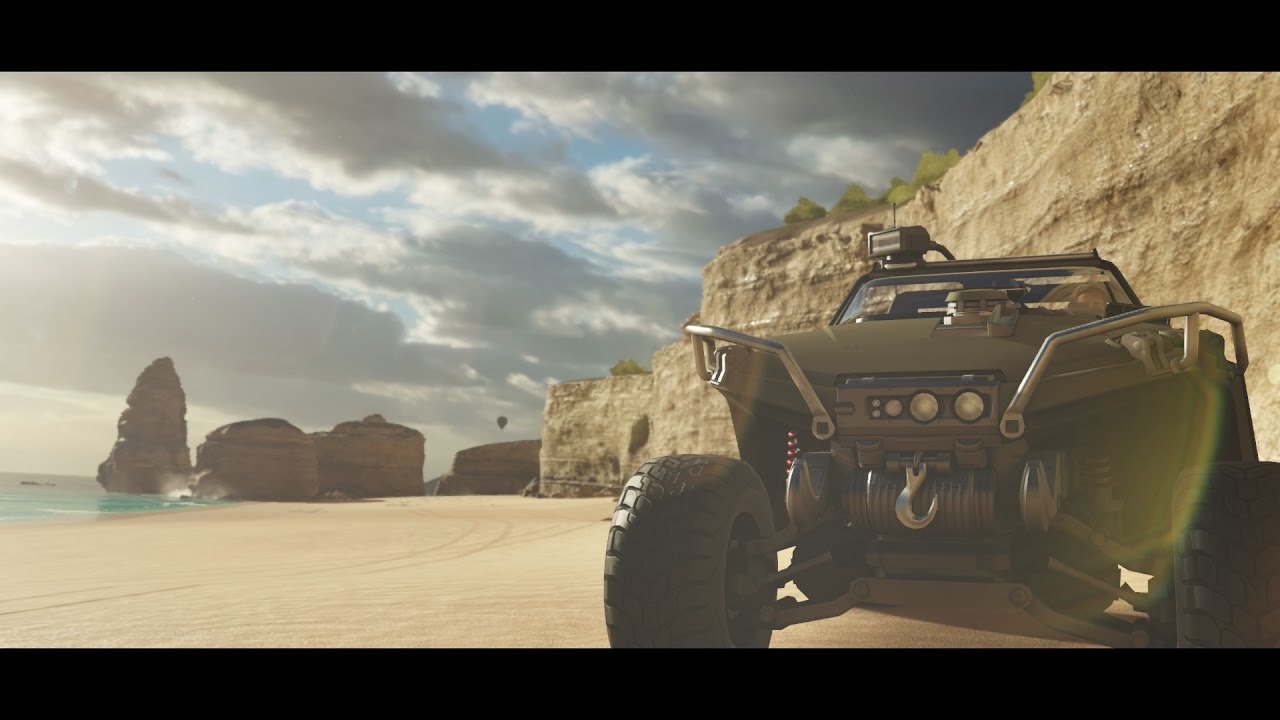 HALO'S WARTHOG RUN!!! Forza Horizan 3