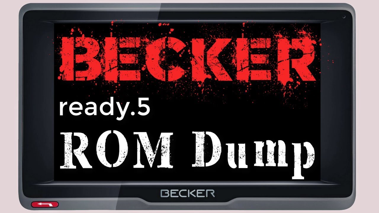 rd 286 Becker Ready 5 ROM Dump YouTube