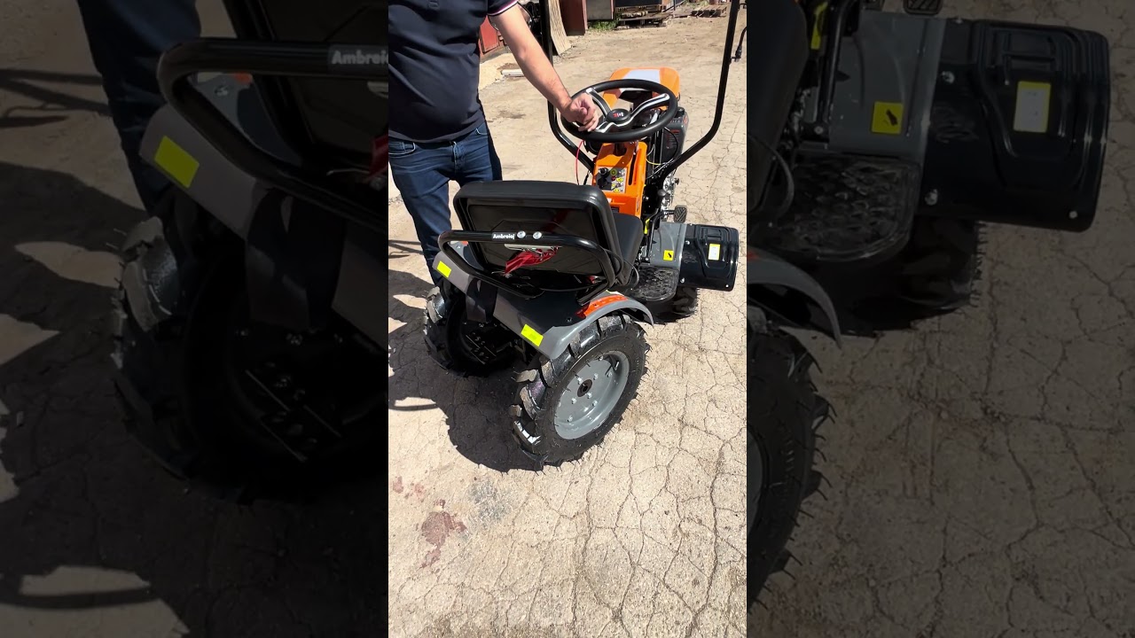 🚜 MINITRACTOR RIDE-ON 4X4 R1200🔸 Motor diesel KAMA 12CP 