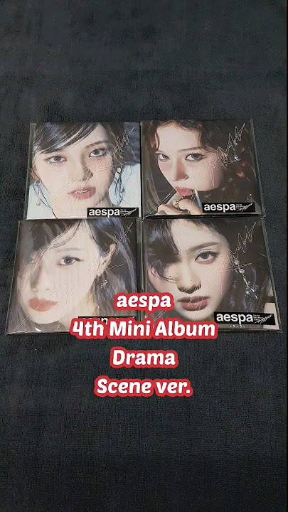 AESPA Drama Scene ver. Unboxing 에스파 #aespa #drama #aespa_drama