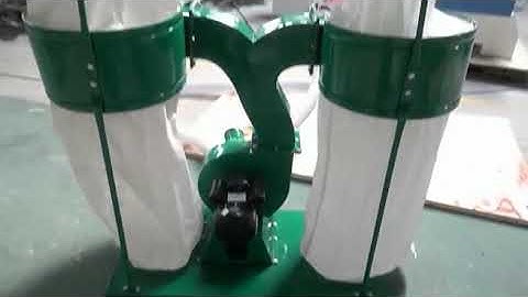 How to install the dust collector for the cnc router