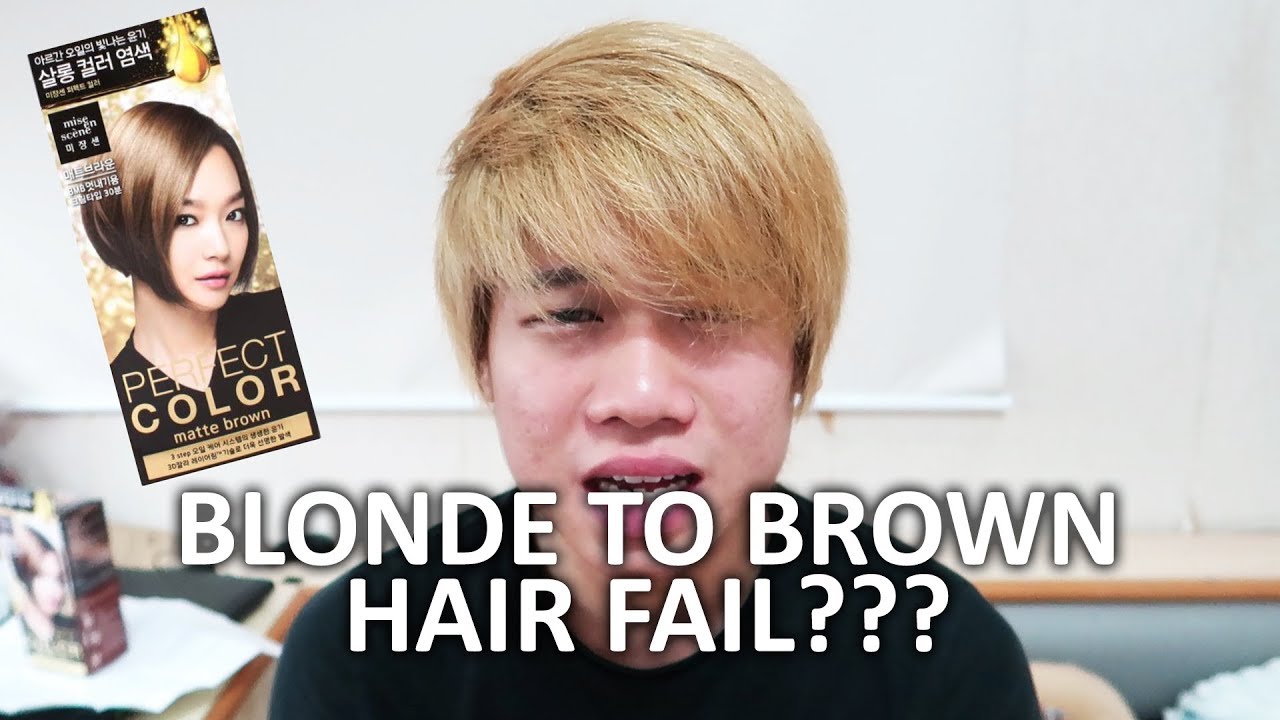 Mise En Scene Matte Brown Hair Dye Review Youtube