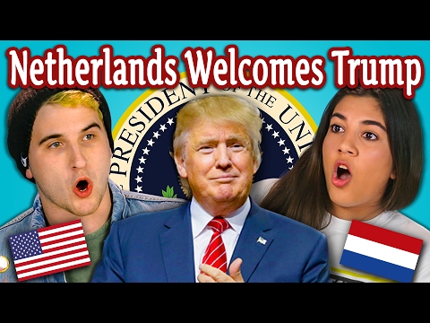 TEENS REACT TO THE NETHERLANDS WELCOMES TRUMP