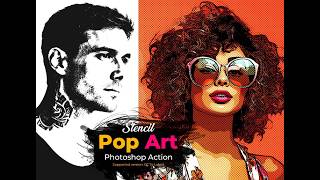 Stencil Pop Art Photoshop Action