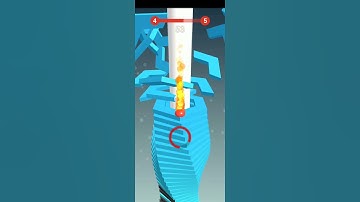 Stack Ball - Gameplay Walkthrough Level-4 (iOS & Android) | Livmyth Gameplay