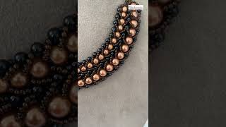Clase 32 de nuestro canal de YouTube un collar tejido #gargantilla #bisuterapia #necklace