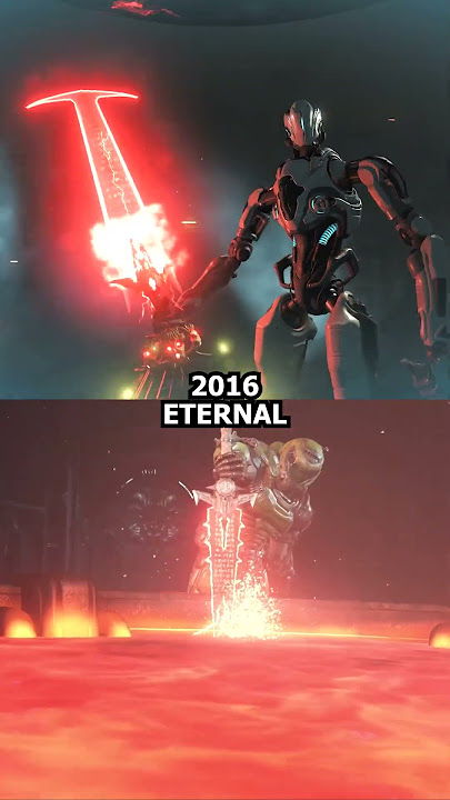 Crucible vs Demonic Crucible | Doom 2016 and Eternal #doom #doometernal #doomslayer