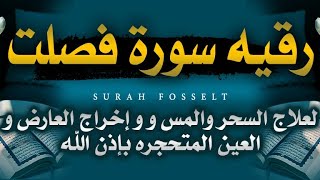 رقيه سورة فصلت لعلاج السحر والمس وإخراج العارض والعين المتحجره بإذن الله