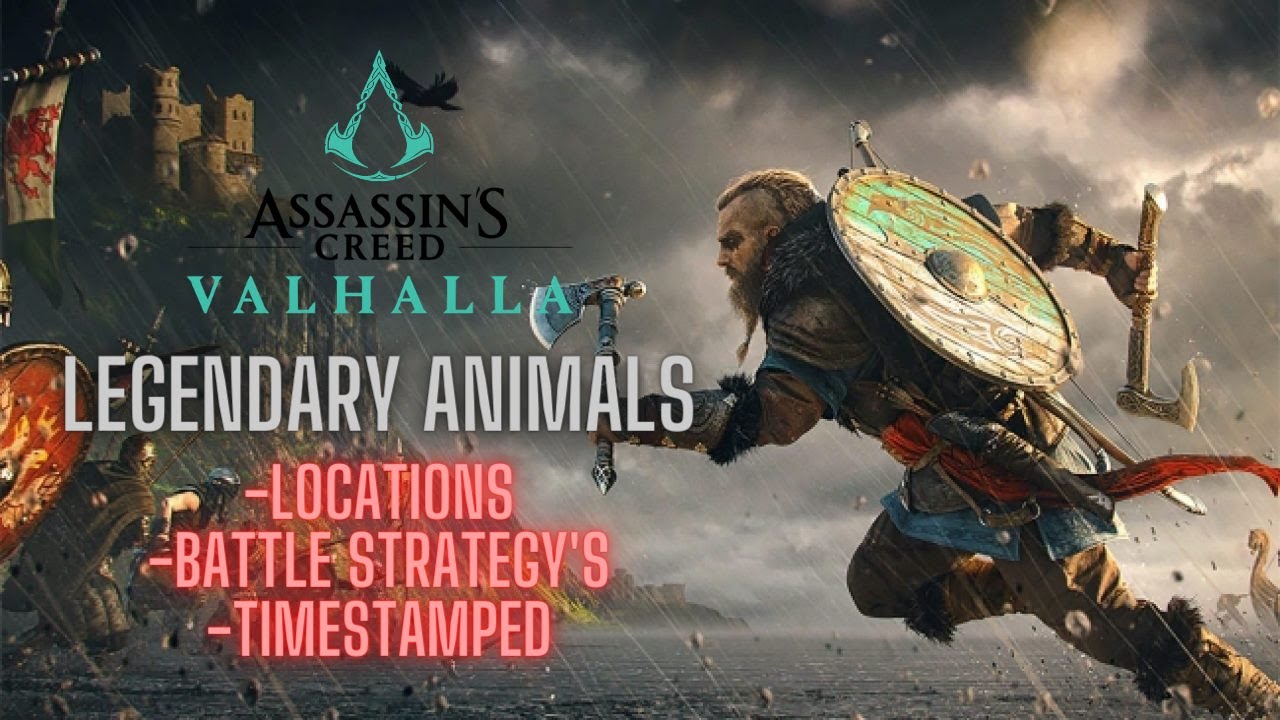 How to find ALL LEGENDARY Animals in Assassins Creed Valhalla YouTube