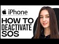 How To Deactivate SOS Only On iPhone