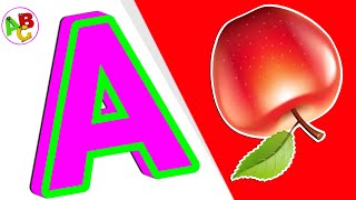 A is for Apple | ABC Alphabet Song for Toddlers & Preschoolers | The ABC Phonics Song by- ABC SONG'S