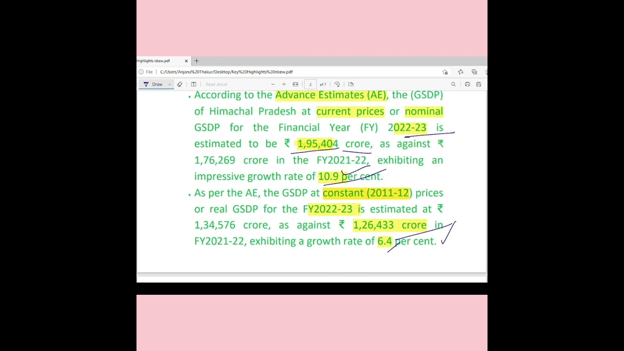 HP Economic survey|Part-1| Special Series for HAS 2023|Allied &other exam|...