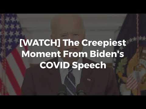 Creepy Joe Strikes Again! Biden Gets Weird At His COVID Speech