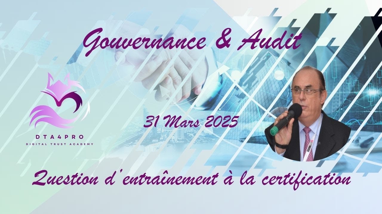 🧠 Question de la semaine – Prépare ta certification CISA, CISM, CGEIT ou CRISC !