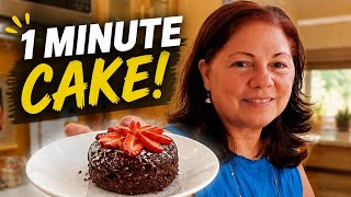 Chocolate Cake in a Mug? 60 Seconds!