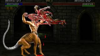 Mortal Kombat Motaro Skeleton Rip Fatality