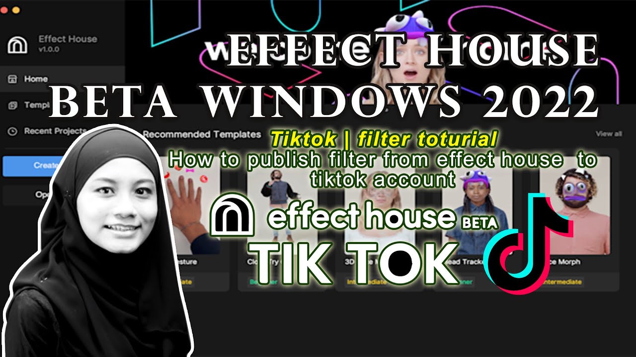 Effect house beta for windows | Tiktok | Filter toturial |  How to publish filter