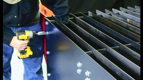 How to set up / assemble cnc metal plasma cutting table video