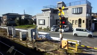 JR東日本E217系MT68 側面展望 土気→上総一ノ宮(外房線快速) クラY-7編成