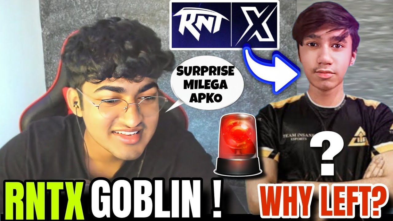 🚨GOBLIN Live Reply Joining RNTX 🤫 Why Neyoo Left ??
