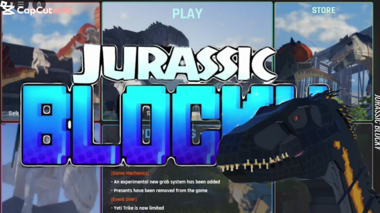 Trying to kill people in jurassic blocky