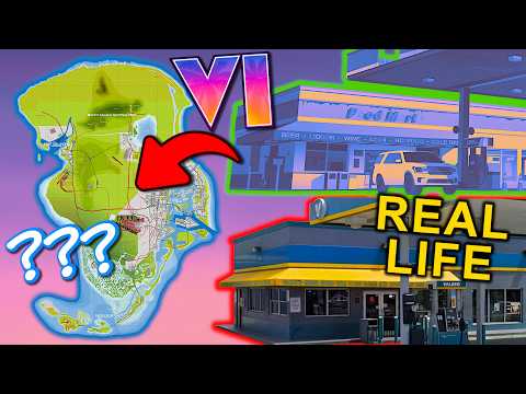 I Found The New GTA 6 Artwork Gas Station in Real Life