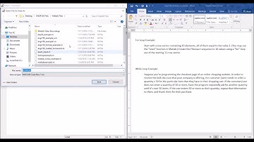 Matlab Tutorial 2: Part 2 (While-Loop Example) - ENGR100