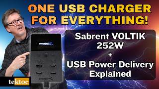 Sabrent VOLTIK 252W Charger Review: USB Power Delivery Works Wonders!