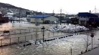 2011 Japan Tsunami - Hakodate City, Hokkaido. (Full Footage)