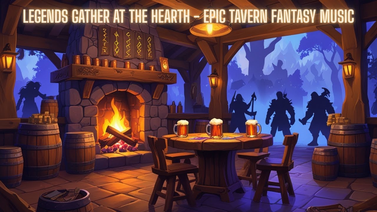 Legends Gather at the Hearth | Epic Tavern Fantasy Music