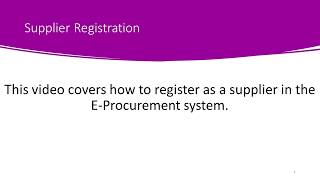 Supplier Registration - King County E-Procurement (05.28.2026) Wealth