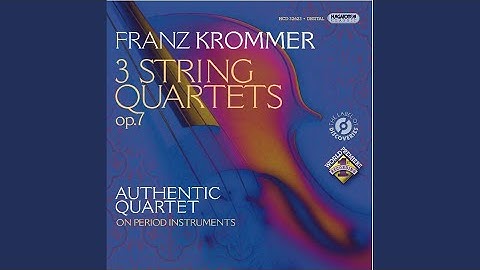 String Quartet in C major op. 7, No. 1: II. Adagio