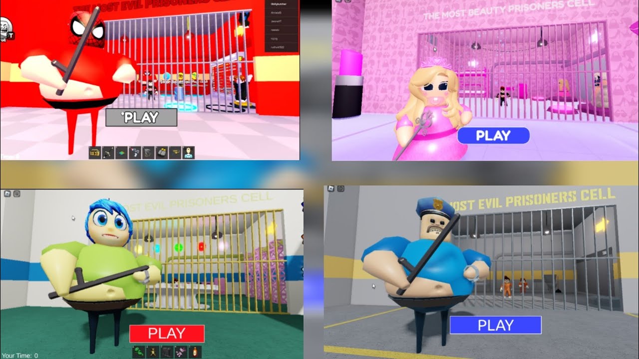 "Barry's Parision Run Challenge: most popular Version Mix" in roblox