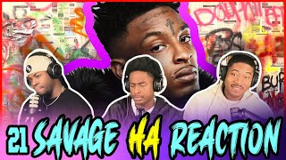 21 Savage - HA (Official Music Video) | Reaction